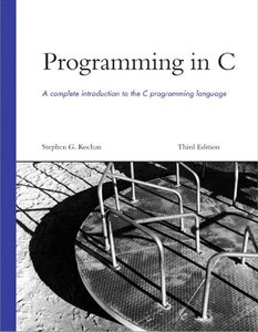 Programming in C Book